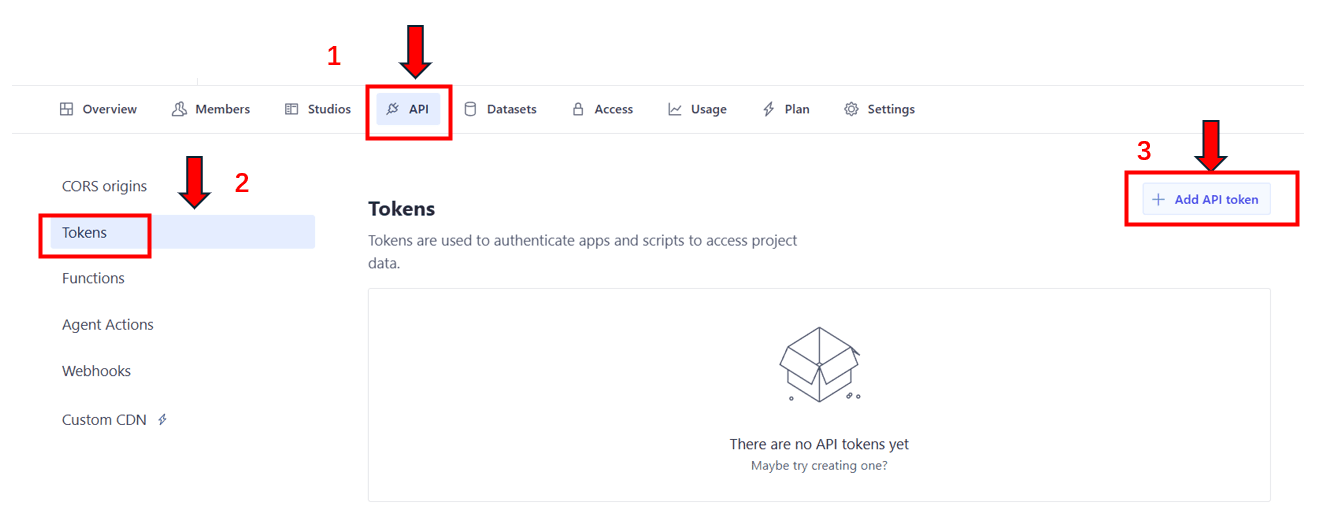 Create Sanity API Token