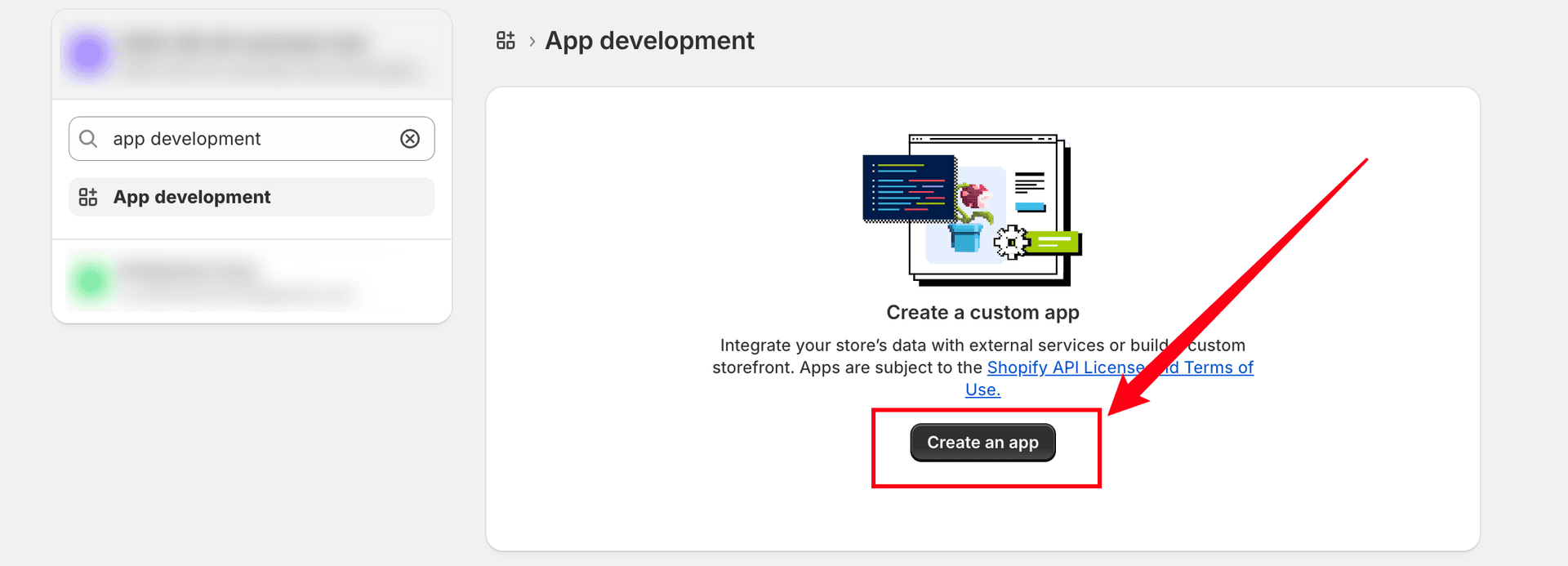 Create an App Button