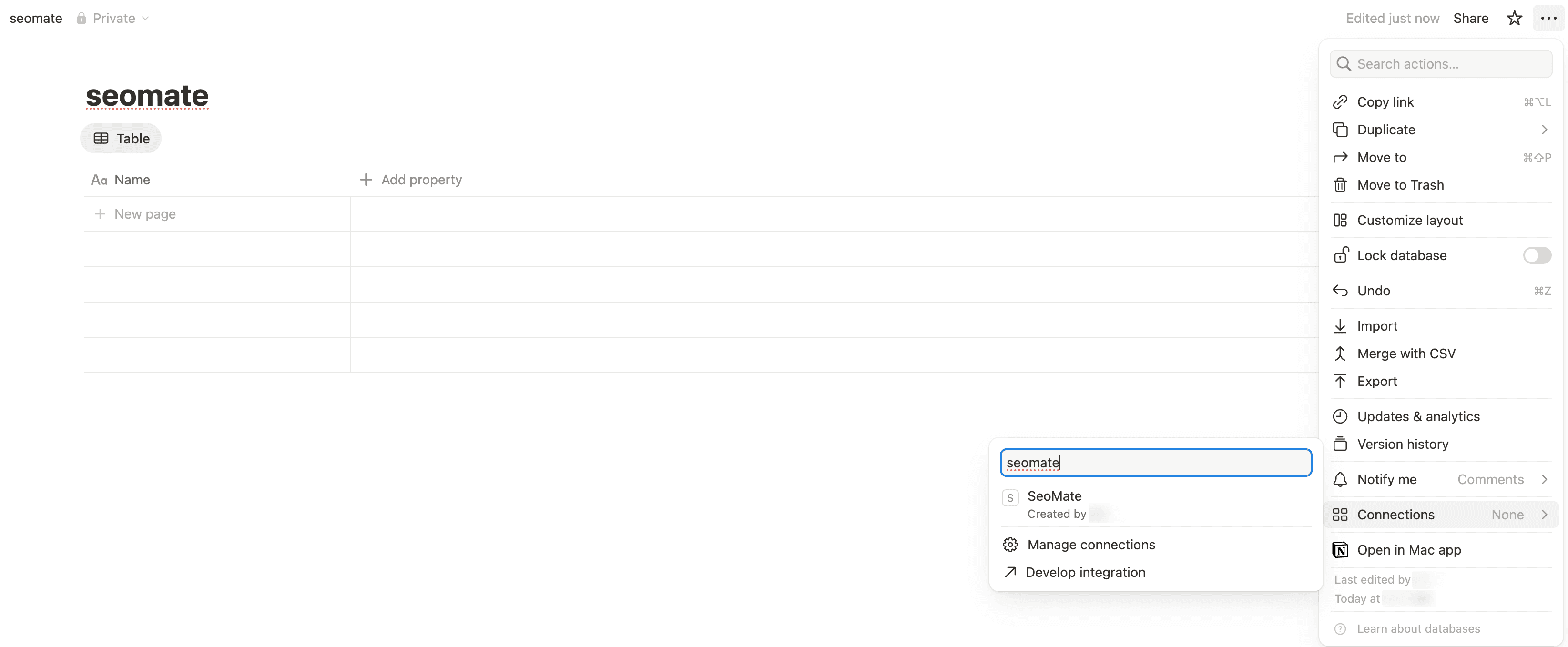 Connect Notion Database